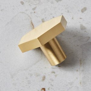 Brass handle มือจับทองเหลือง มือจับทรงเหลี่ยม