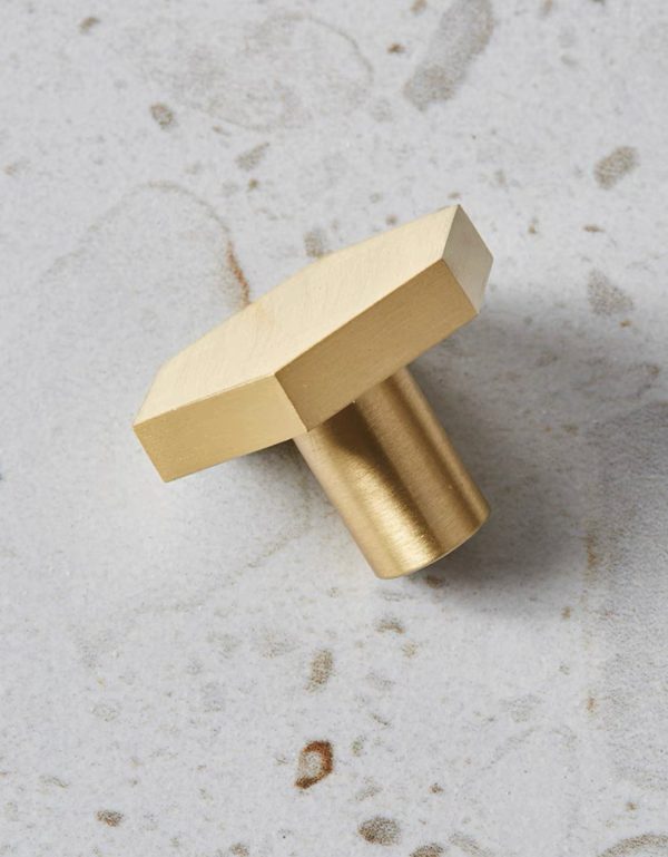 Brass handle มือจับทองเหลือง มือจับทรงเหลี่ยม