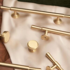 Feeling Brass handle ด้านจับสีทอง มือจับสีเงิน มือจับสีทองเหลืองรมดำ brass handle furniture handle MABI STUDIO