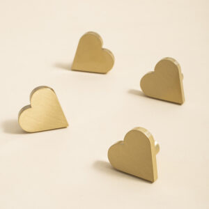 Heart | Brass handle | มือจับทรงหัวใจ | หัวใจสีทอง