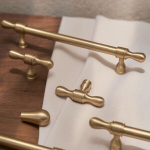 Dough | Brass handle | มือจับทองเหลือง | ทองเหลืองรมดำ มือจับทองเหลือง มือจับสีทอง brass handle furniture handle MABI STUDIO